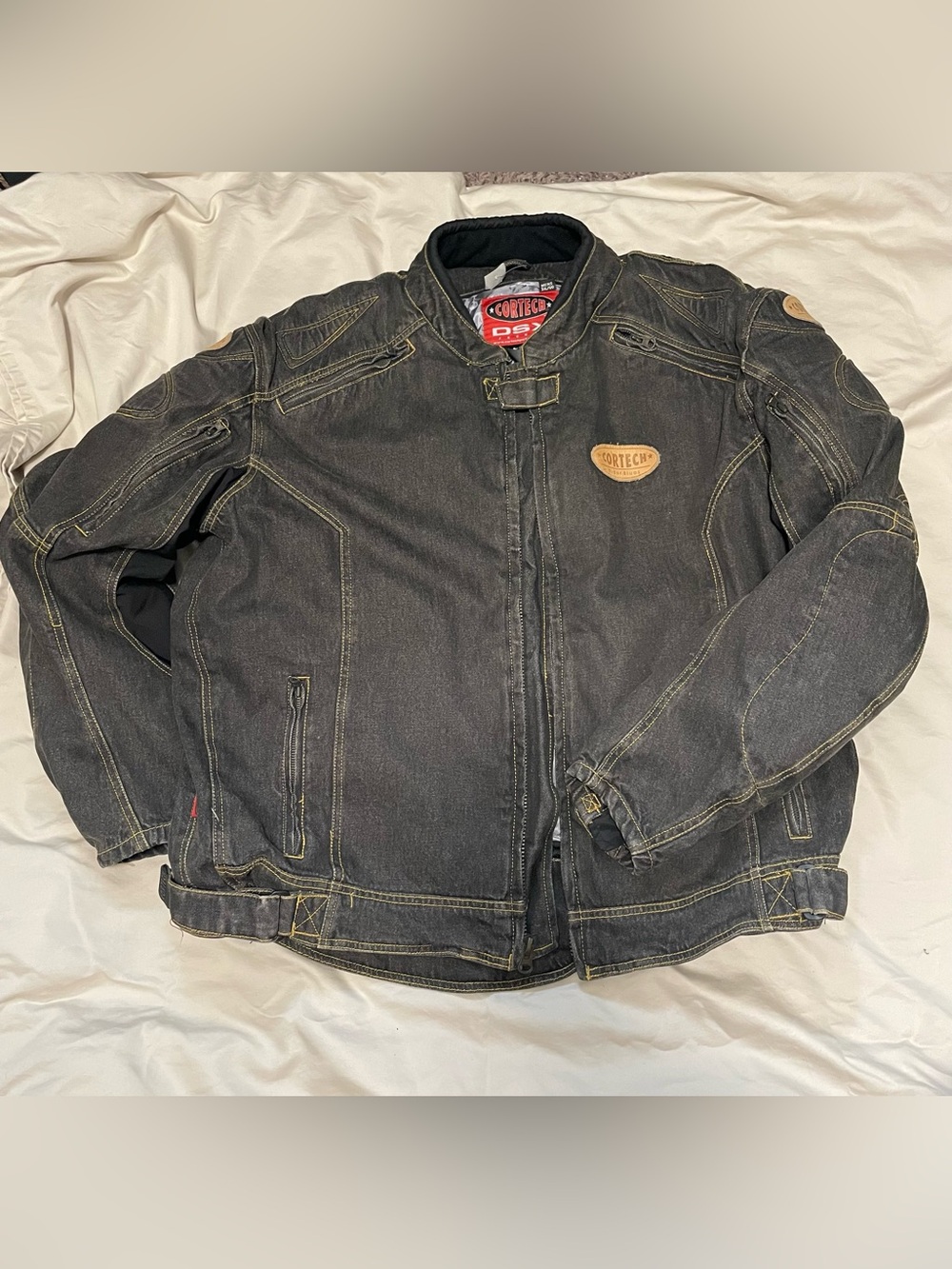 Cortech DSX Vintage Biker Jacket with Removable Body armor